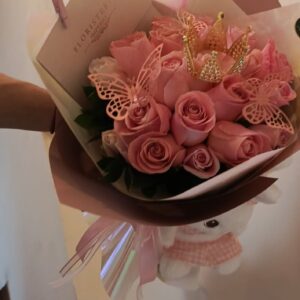 Bouquet Estrella Rosa Floristería Imperio Bouquet Estrella Rosa arreglo floral