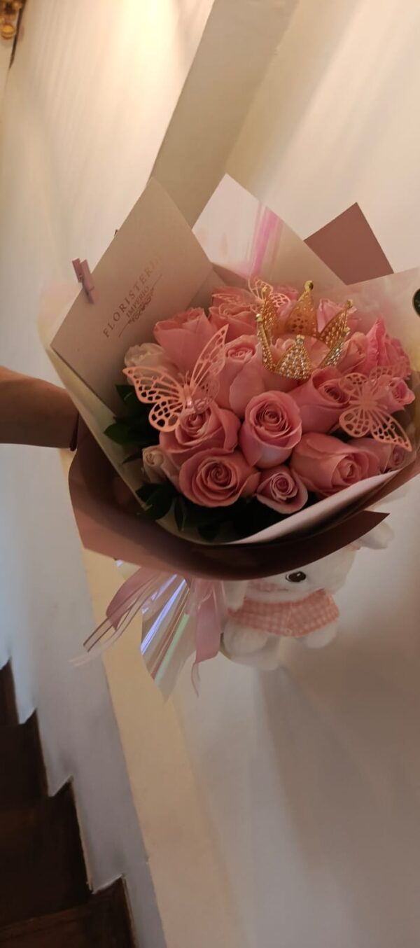 Bouquet Estrella Rosa arreglo floral