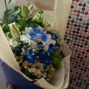 Bouquet Iris Floristería Imperio Bouquet Iris arreglo floral