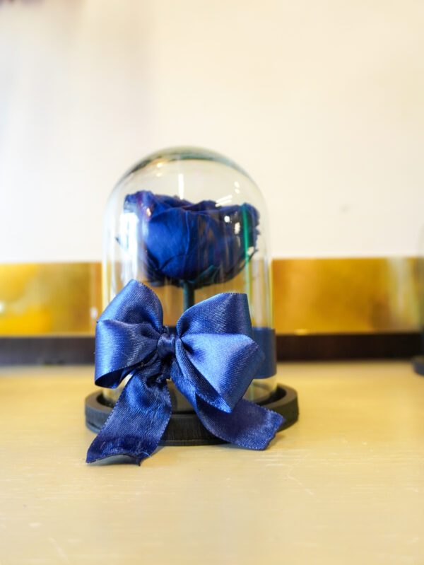 ROSA ETERNA AZUL PEQUEÑA